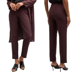 Elegant Women's Burgundy Pants